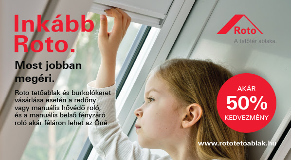 Inkább Roto  - Most tetőablakkal és árnyékolóval féláron!